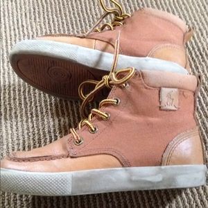 Boys High Top Polo Boots
